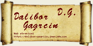 Dalibor Gagrčin vizit kartica